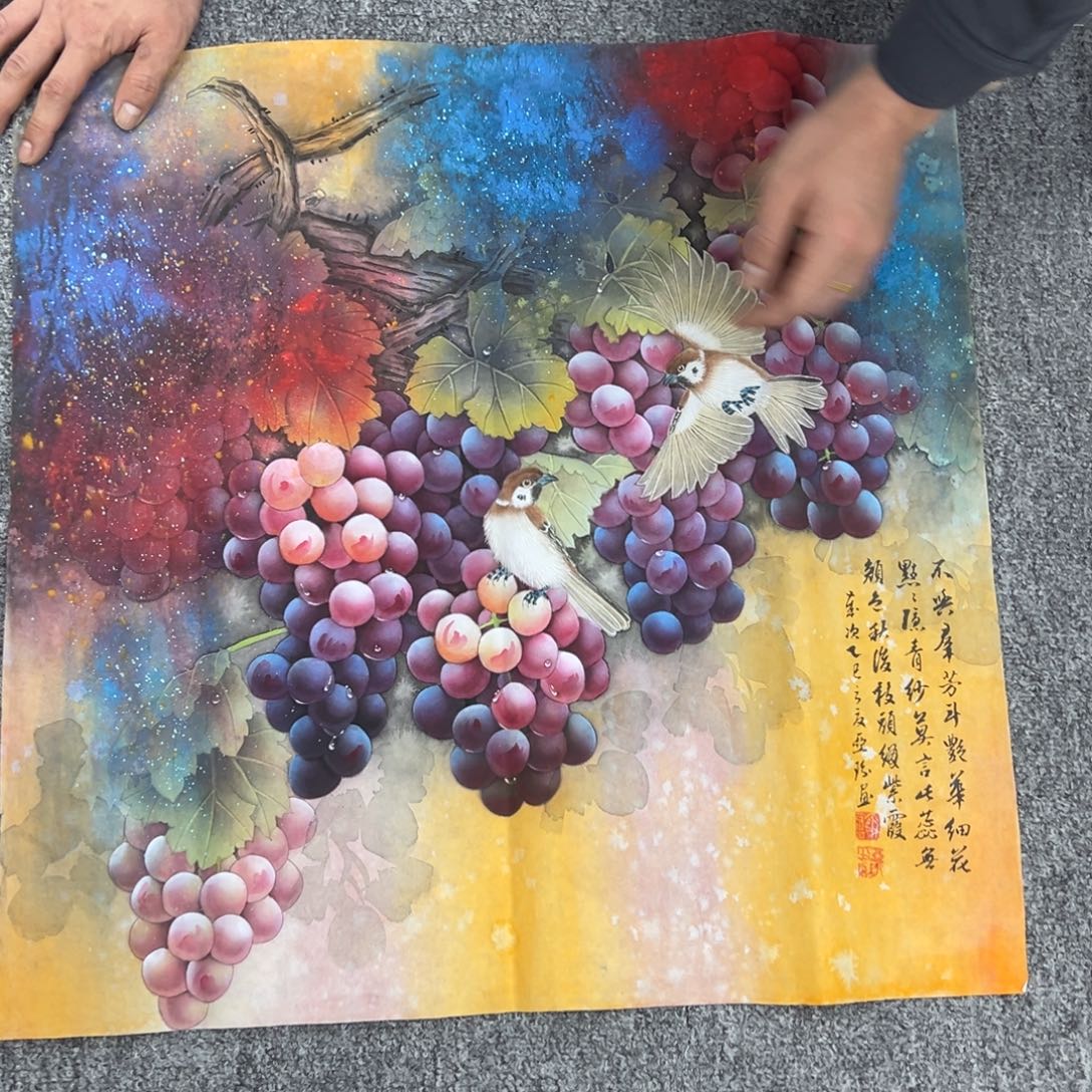 国画纯手绘字画宣纸