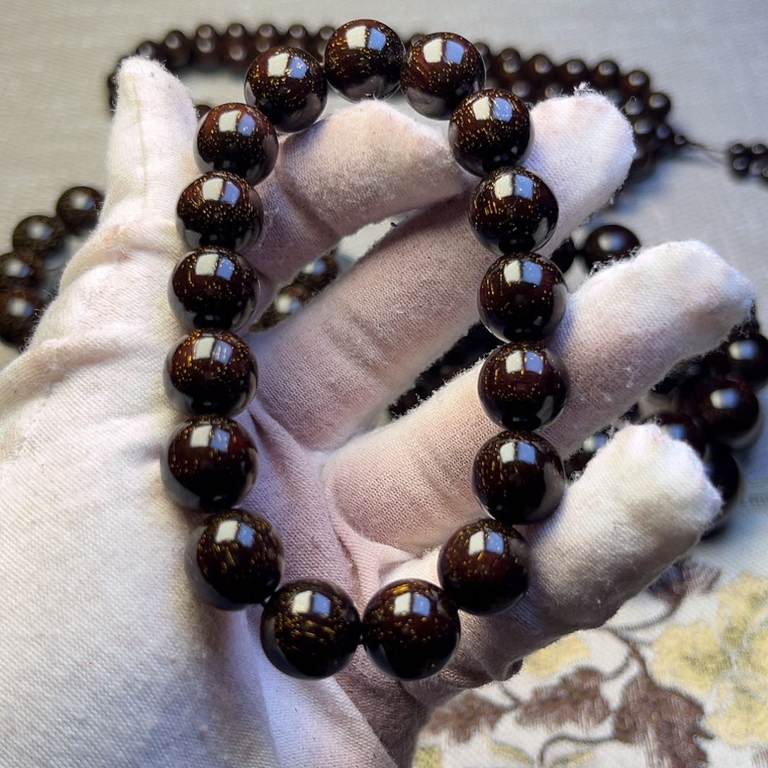 檀香紫檀（小叶紫檀）1.2 17颗满星