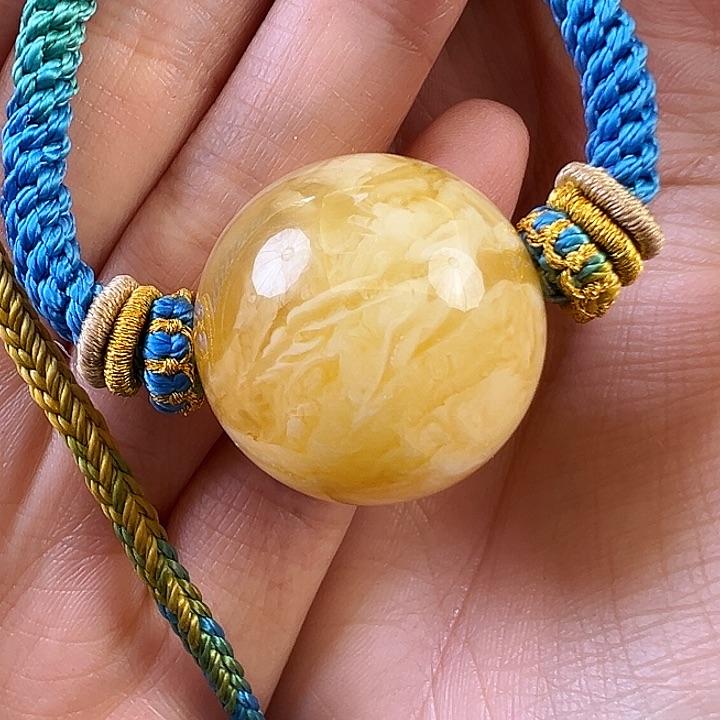 蜜蜡颈饰未镶嵌蜜蜡