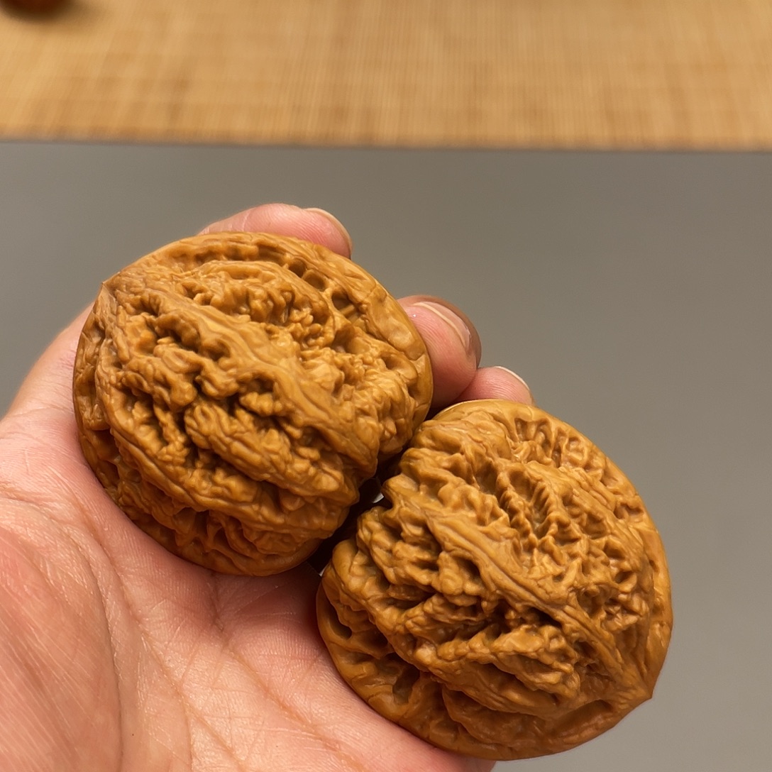 把件猴头核桃46×45精修打底平谷大粗筋XM1062