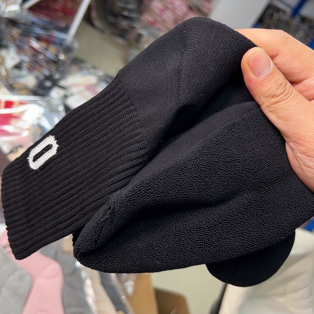 棉类混纺男士毛巾底袜子，无骨，随机3双