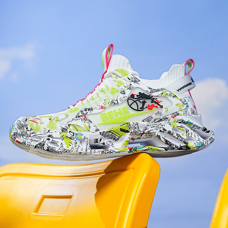 18998款夏季透气新网面科技运动鞋潮流休闲跑鞋软底减回弹跑步鞋