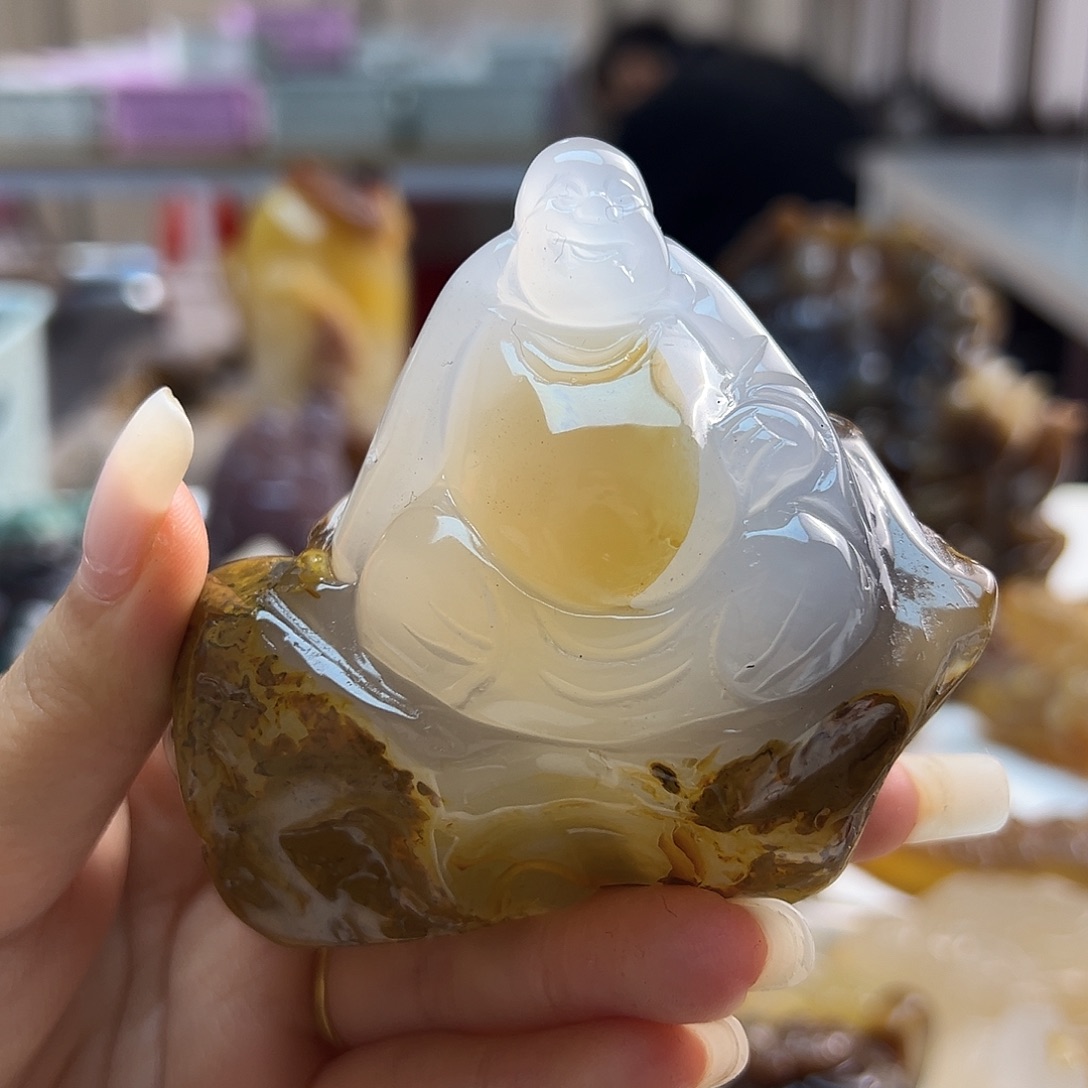 玛瑙/玉髓未镶嵌吊坠(不含链)