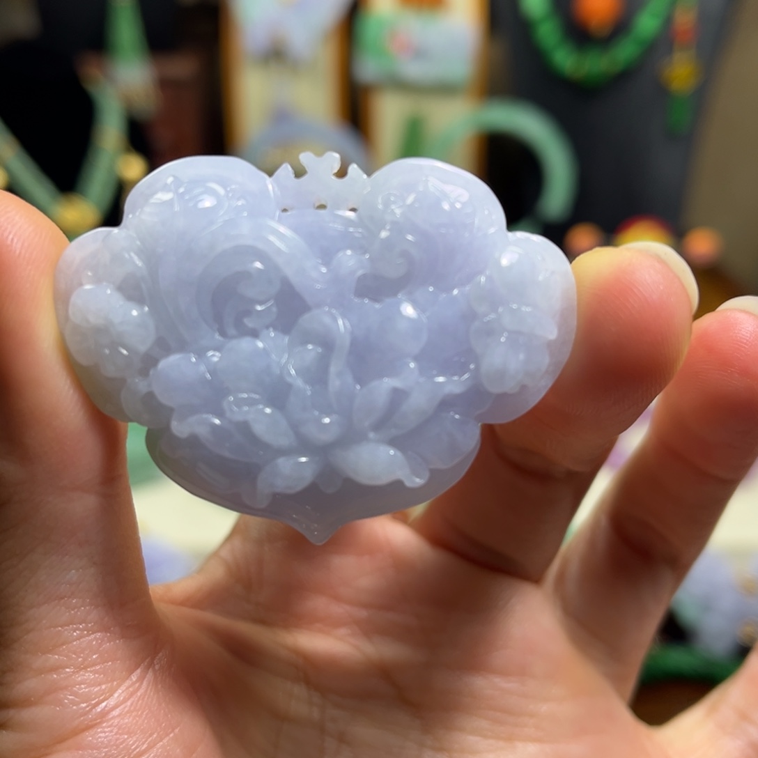 翡翠未镶嵌颈饰天然翡翠
