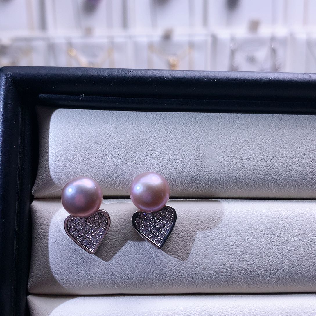 淡水珍珠耳饰未镶嵌