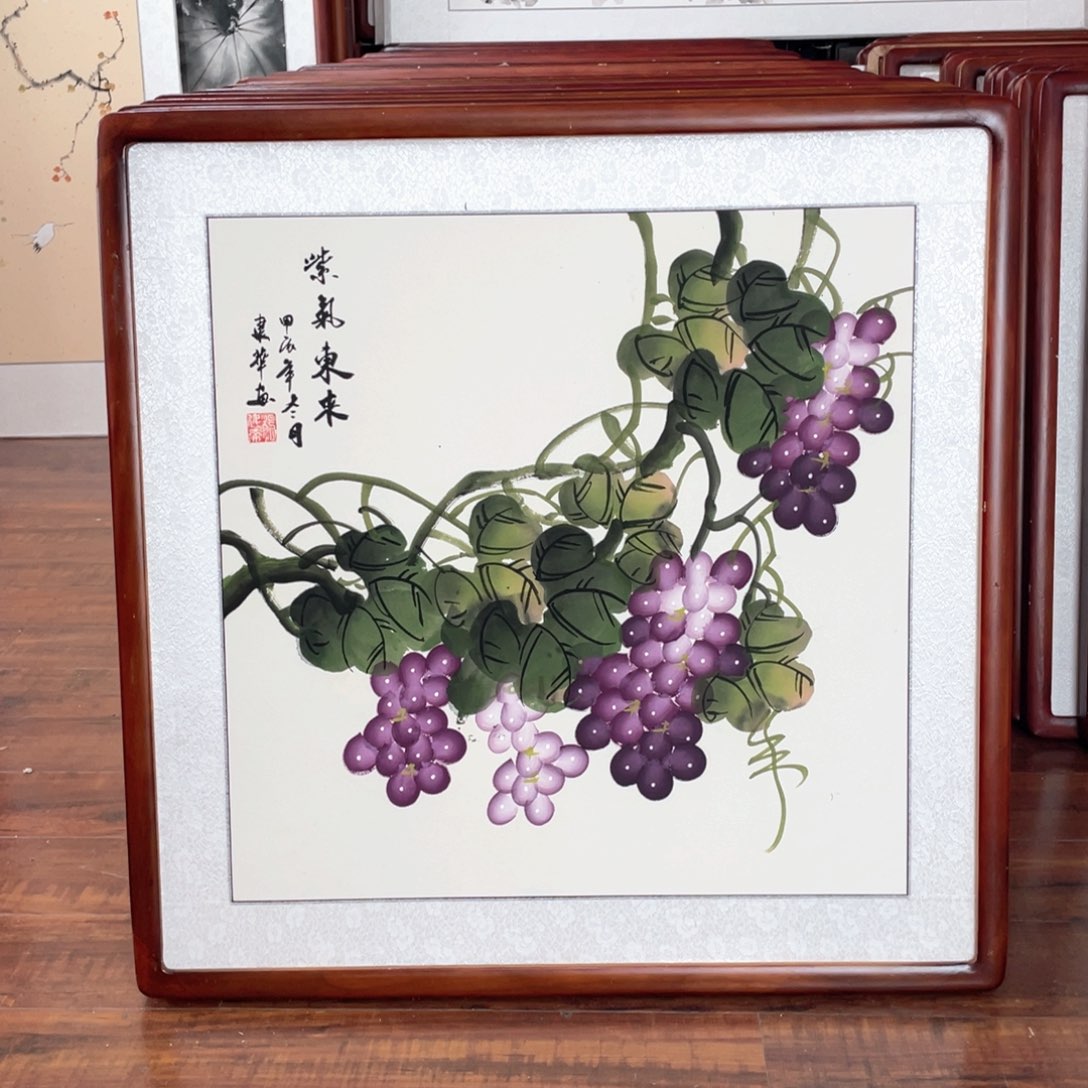 国画带框尺寸63*63厘米