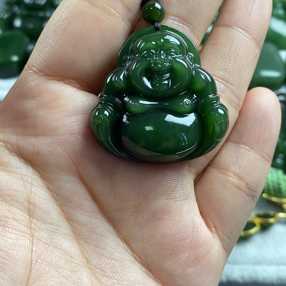 和田玉（碧玉）未镶嵌颈饰35