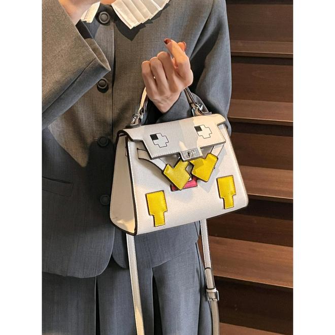 【Ha·Mi】小众设计感包包女高级质感单肩斜挎包洋气可爱手提凯莉包