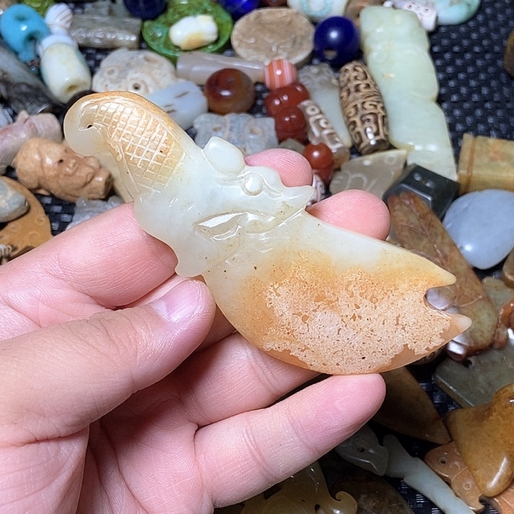 和田玉未镶嵌颈饰123