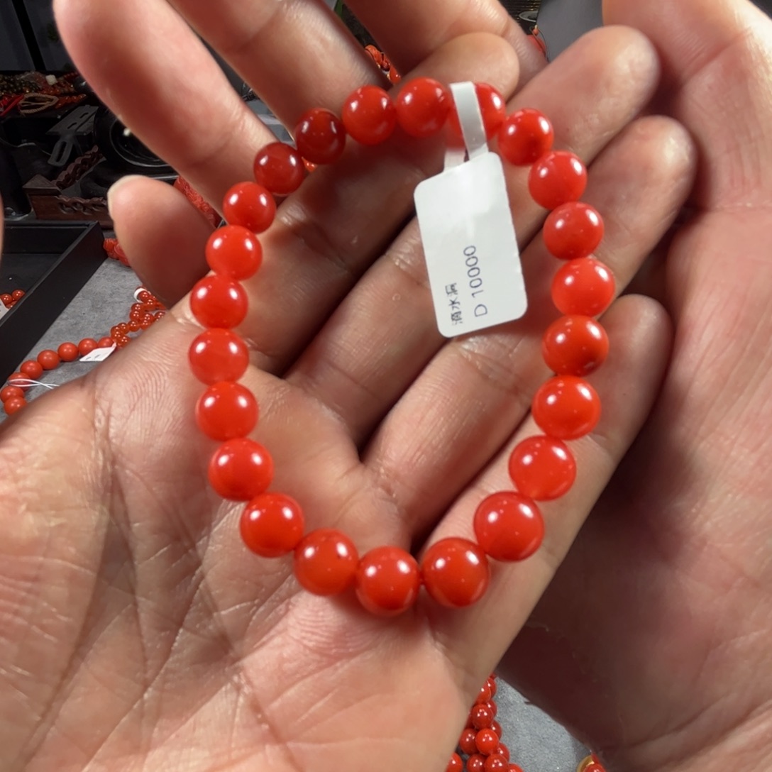 南红玛瑙手链未镶嵌?*杺