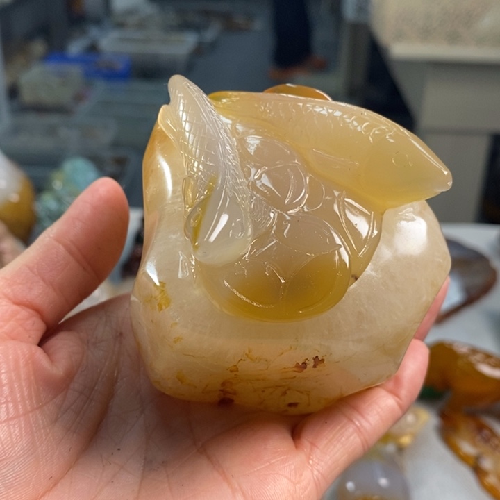 玛瑙/玉髓吊坠(不含链)未镶嵌