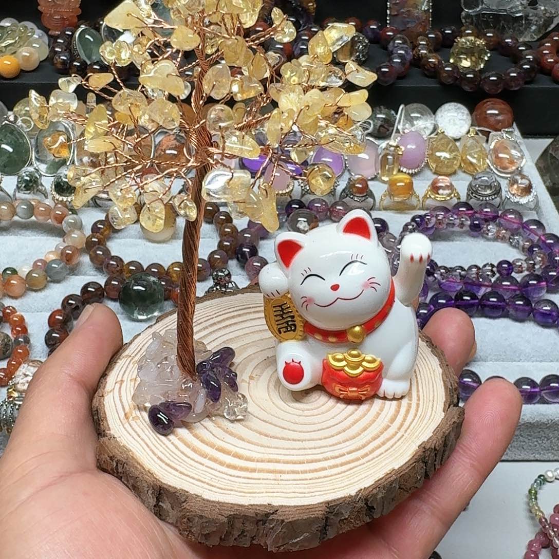 水晶水晶树摆件未镶嵌