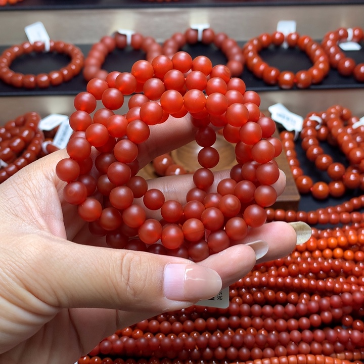 玛瑙/玉髓天然玛瑙手串项链未镶嵌