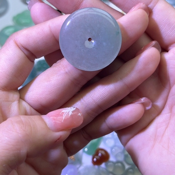 翡翠裸石天然翡翠平安扣