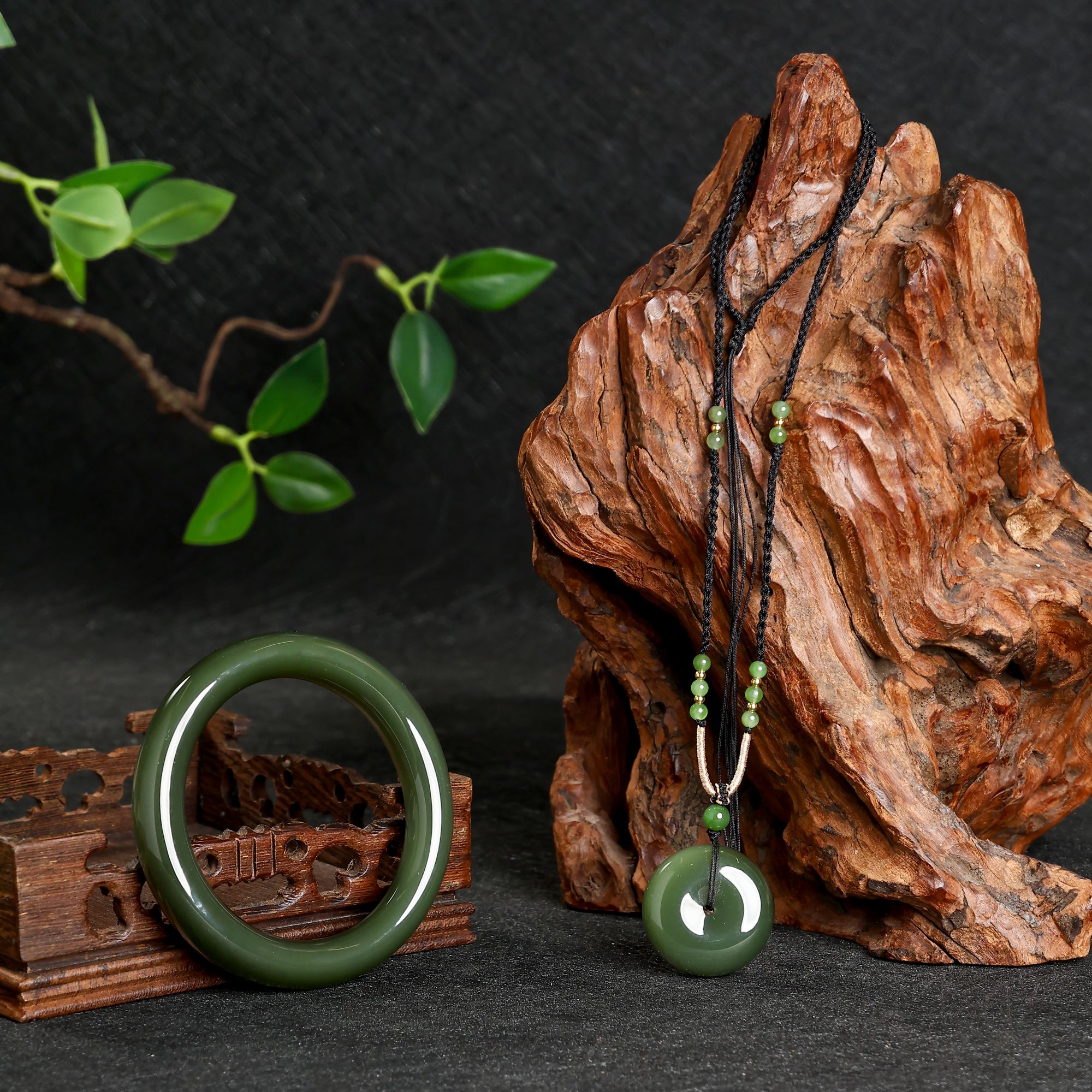 【矿姐珠宝】 和田玉手镯百搭精美手镯玉镯子时尚显气质日常