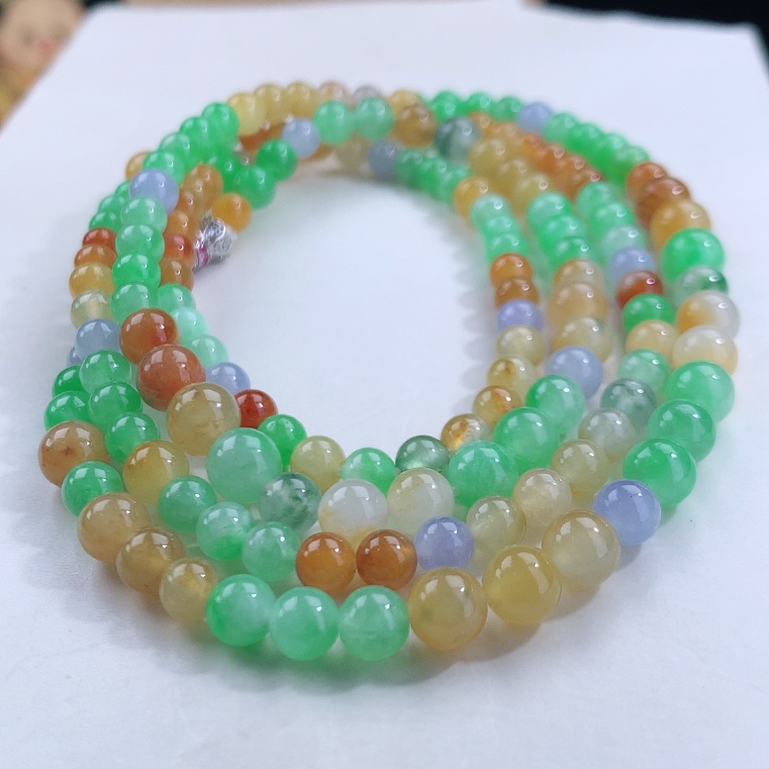 翡翠手链未镶嵌卡6