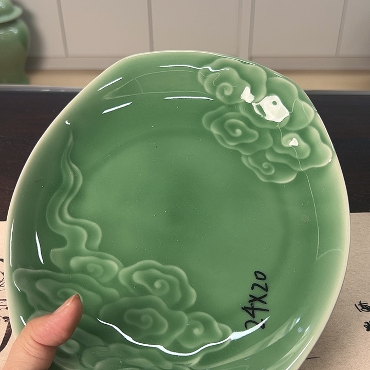 龙泉云间青瓷小米茶器