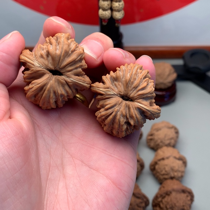 桃核吊坠37精品四座楼