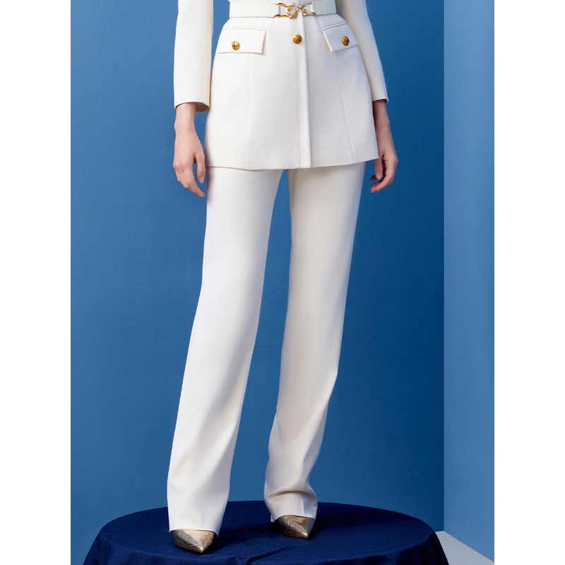 Song of Song/歌中歌【晨粉专享价】白色高腰休闲裤5C34320080