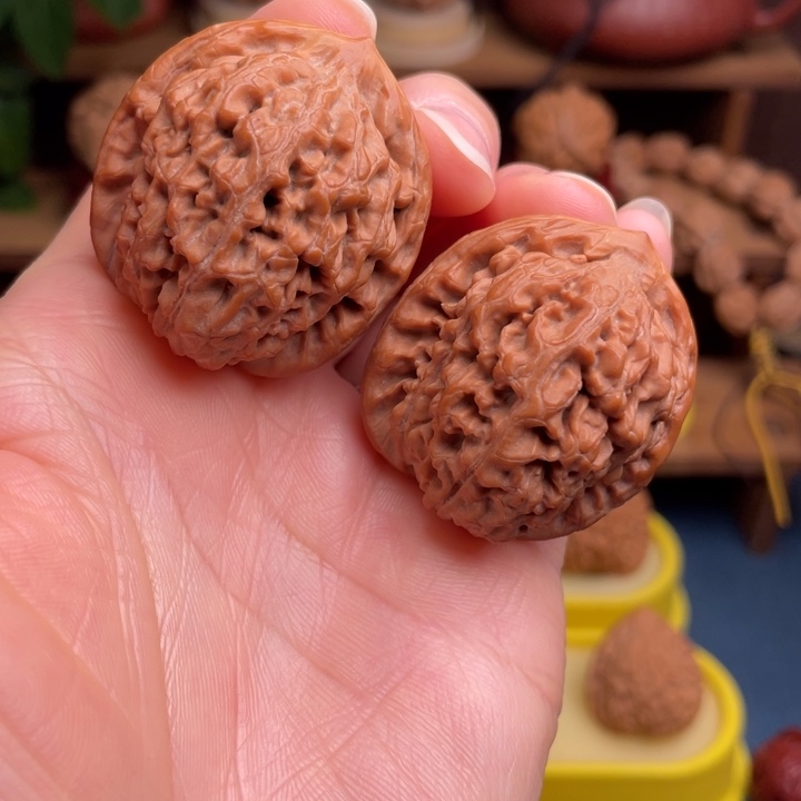 文玩核桃把件莲花38