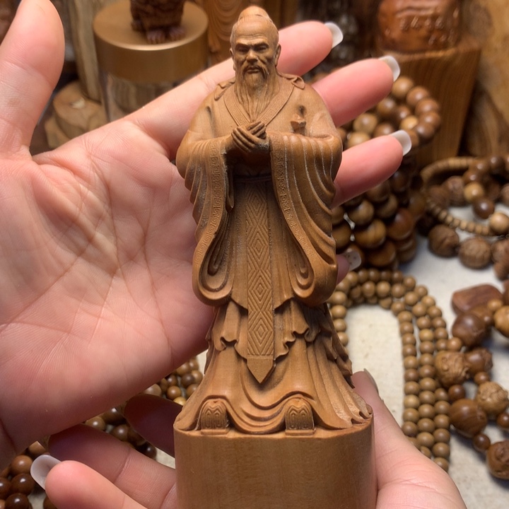 檀香木其他老山檀香把件瑕疵