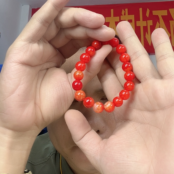 手链玛瑙未镶嵌T5血人参