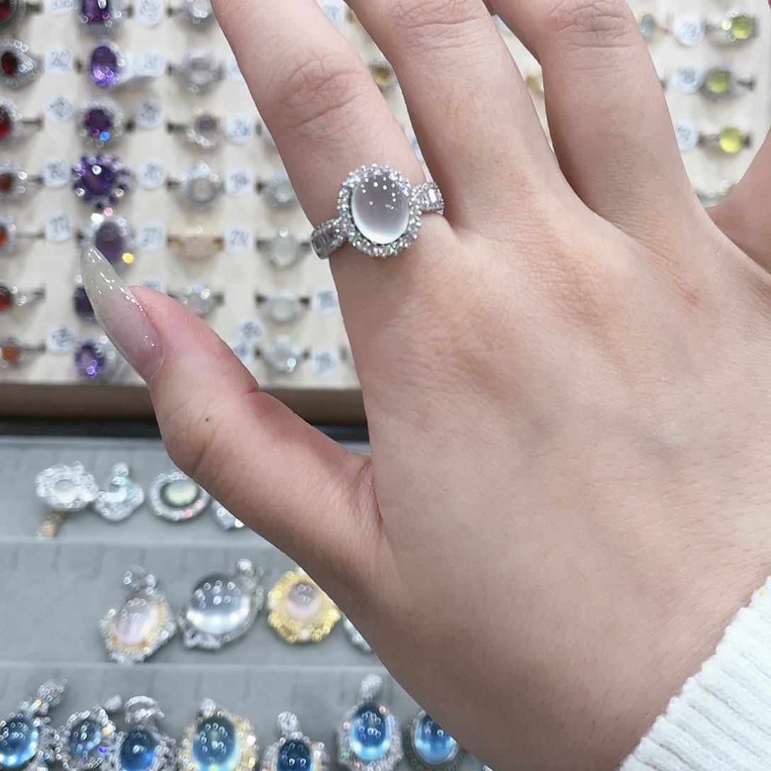 蛇纹石玉吊坠戒指手链银S925镶嵌