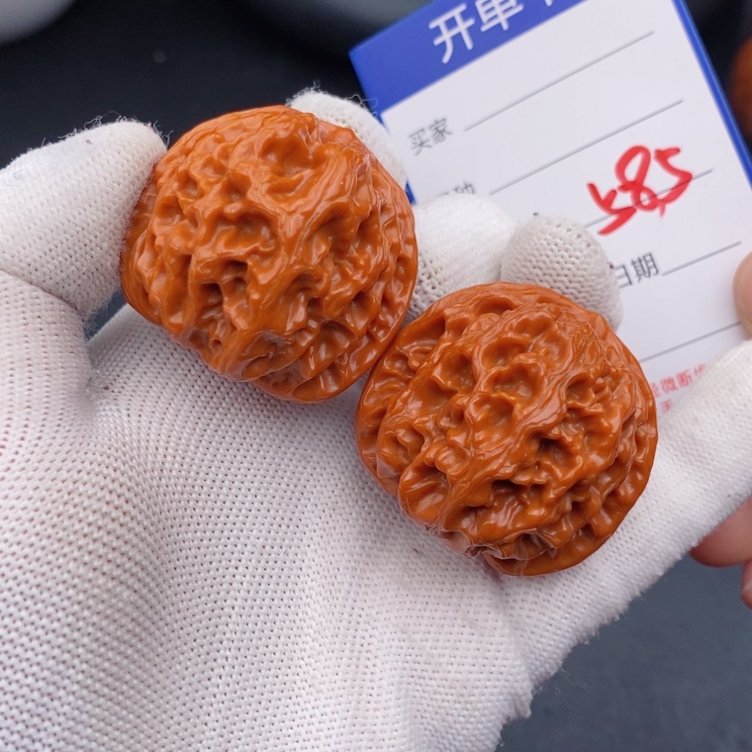 文玩核桃把件38苹果园585