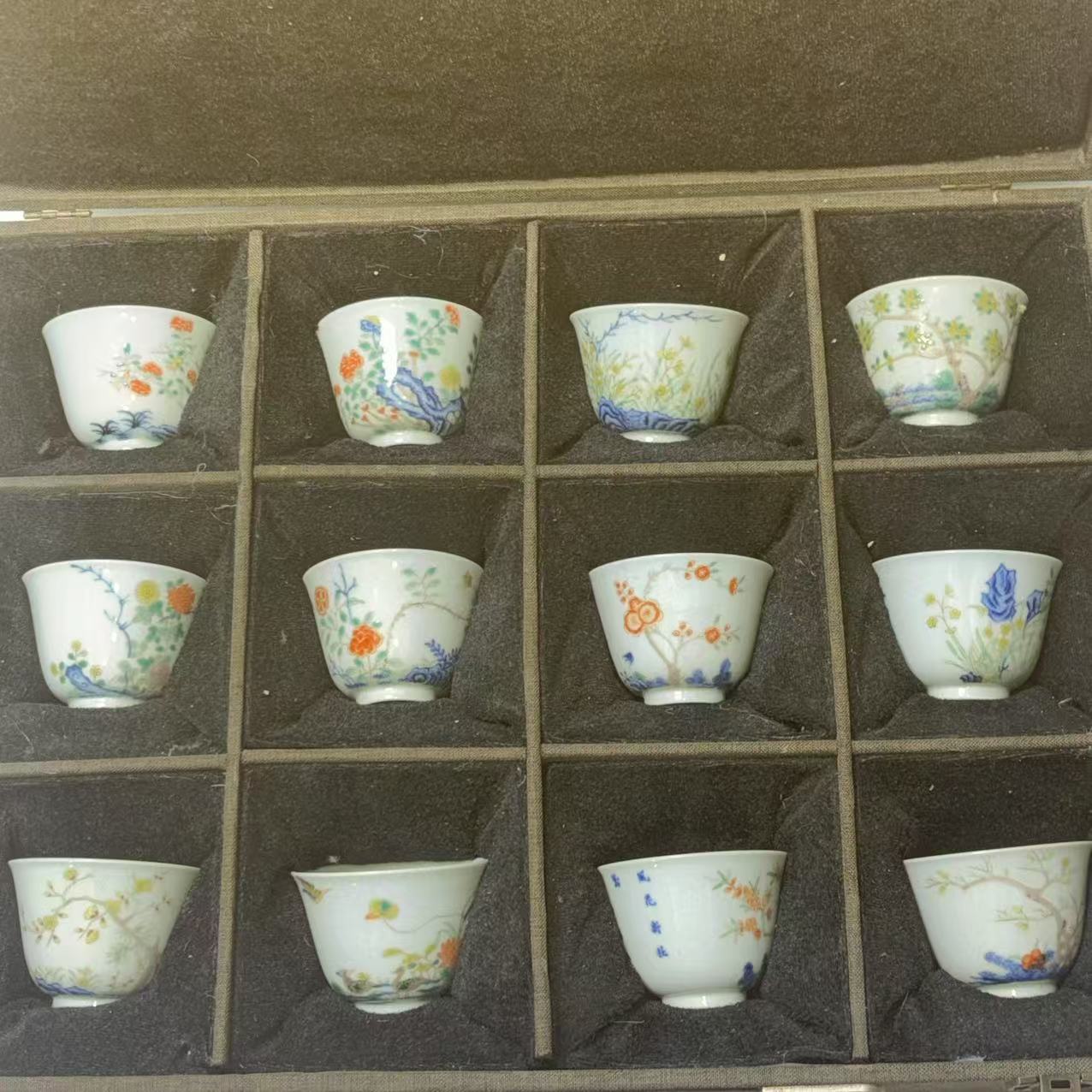 粉彩十二花神杯JD2501-230