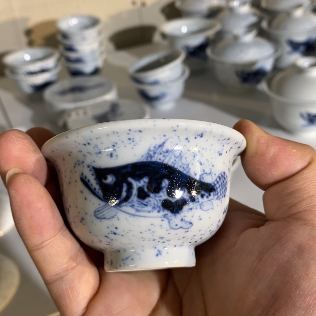 景德镇手工手绘陶瓷50CC