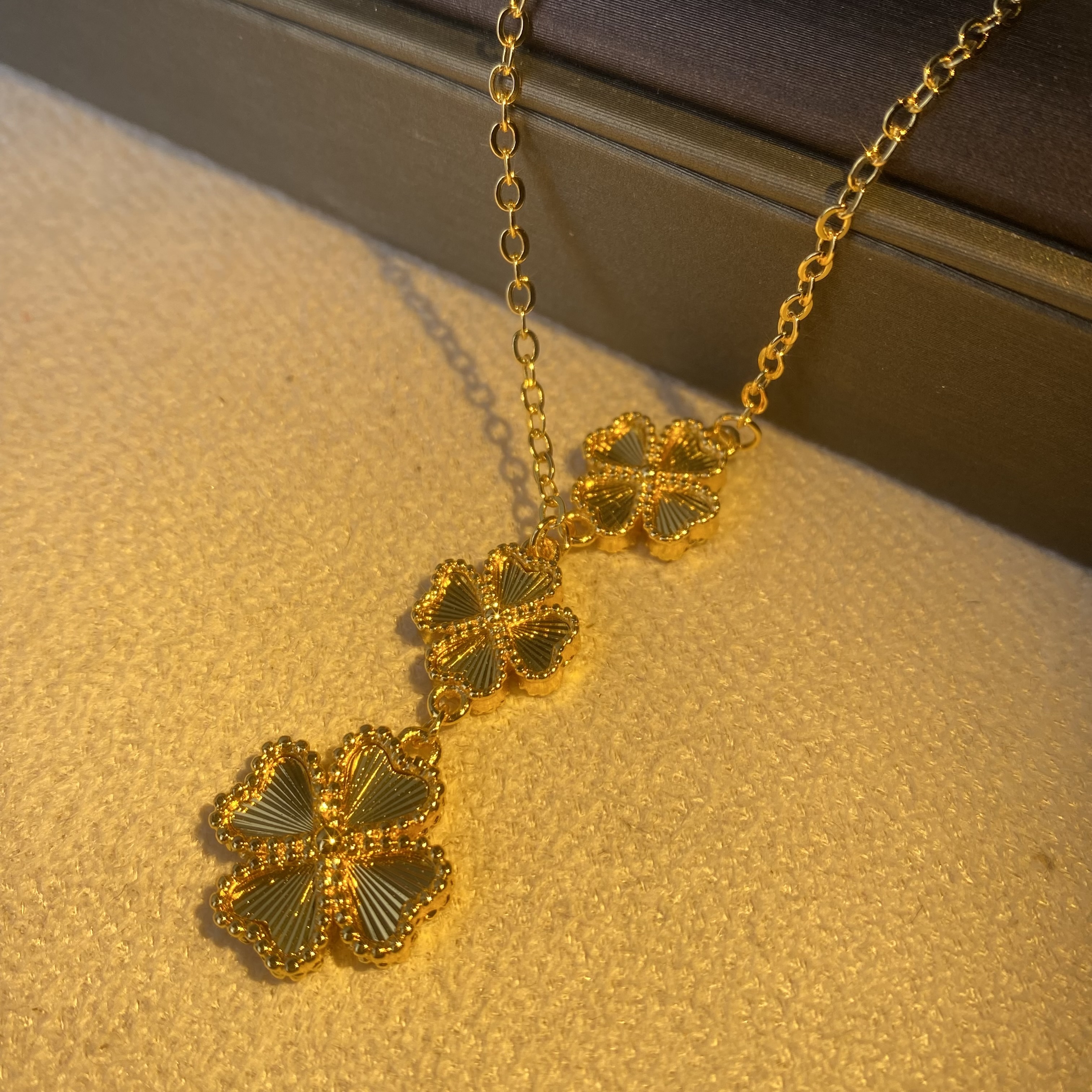  6695【项链】轻奢精品金色女士项链