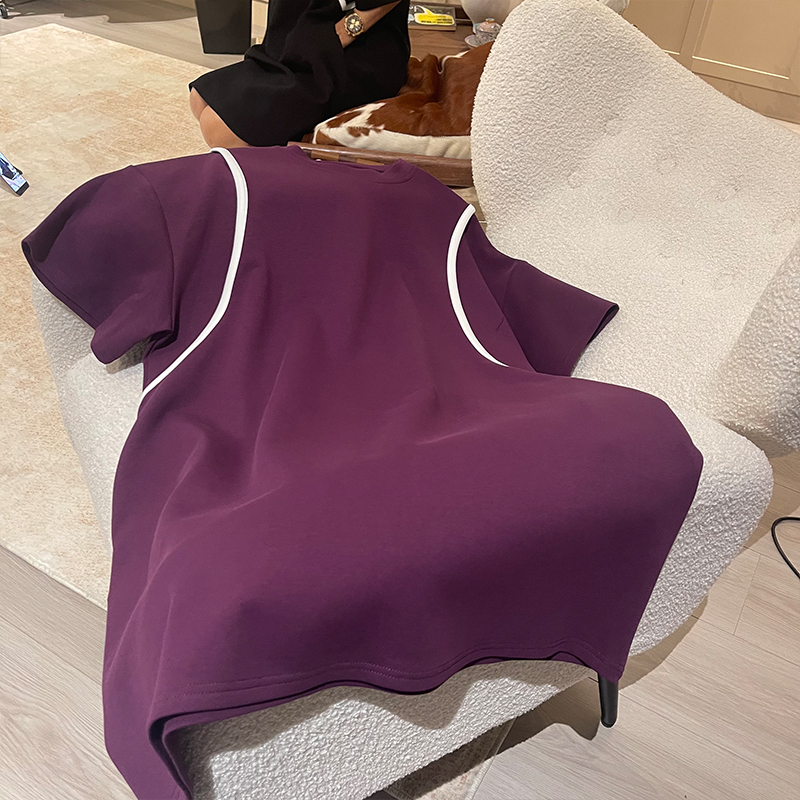 ZUOXIAOQI【清货】左小七海风瘦肩T裙春游出行衣服高质感小众女装