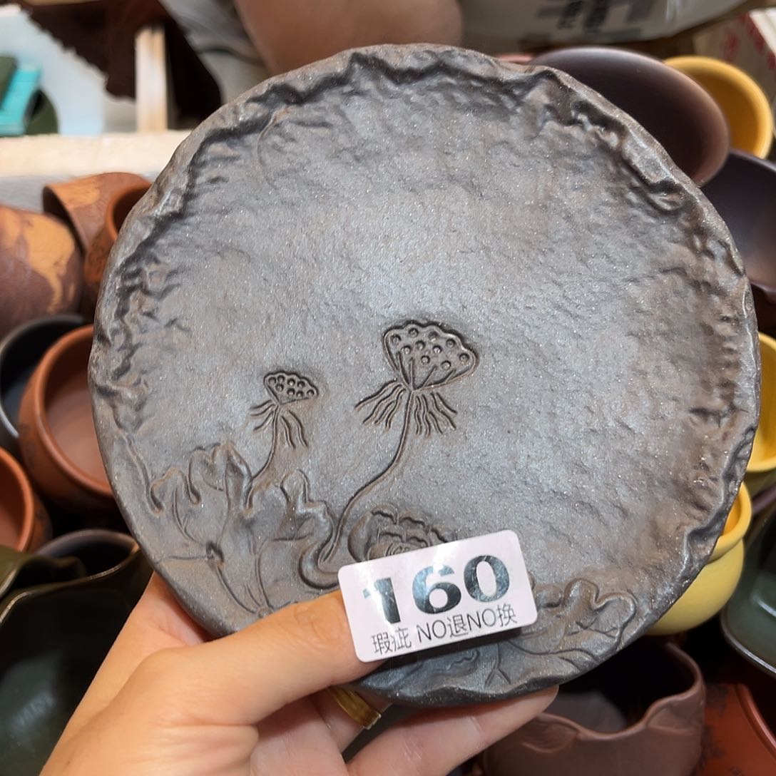 紫砂茶盘紫砂壶承微瑕