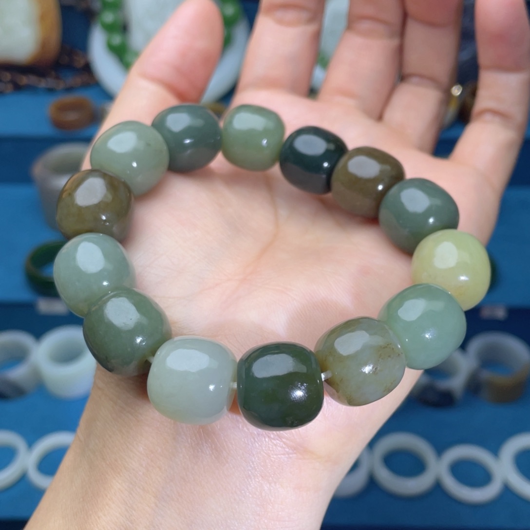 和田玉手串未镶嵌