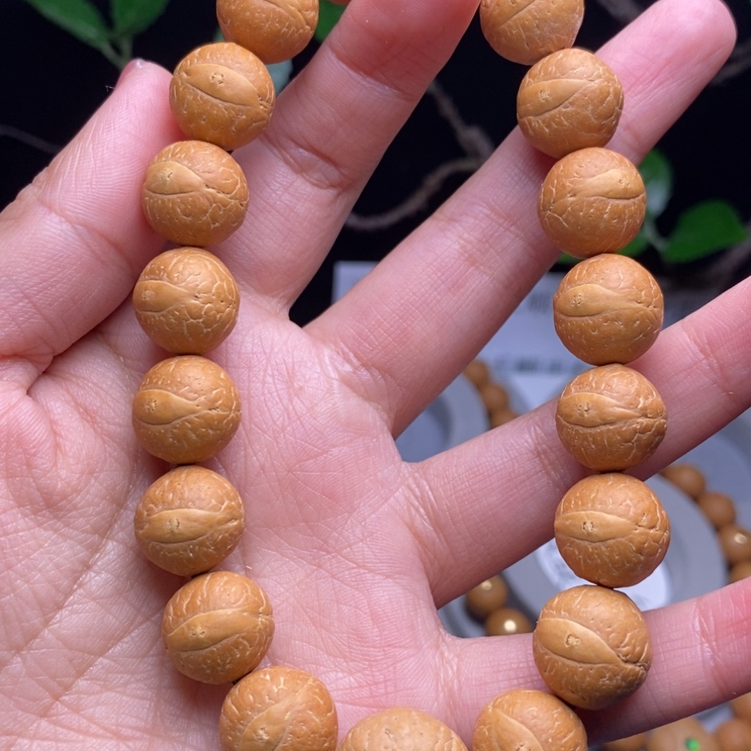 凤眼菩提吊坠13.5手串