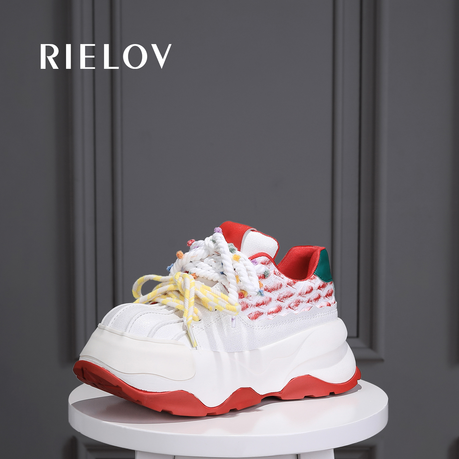 【RIELOV现货●玲琅】增高7cm时尚潮流百搭女士休闲鞋2190-2