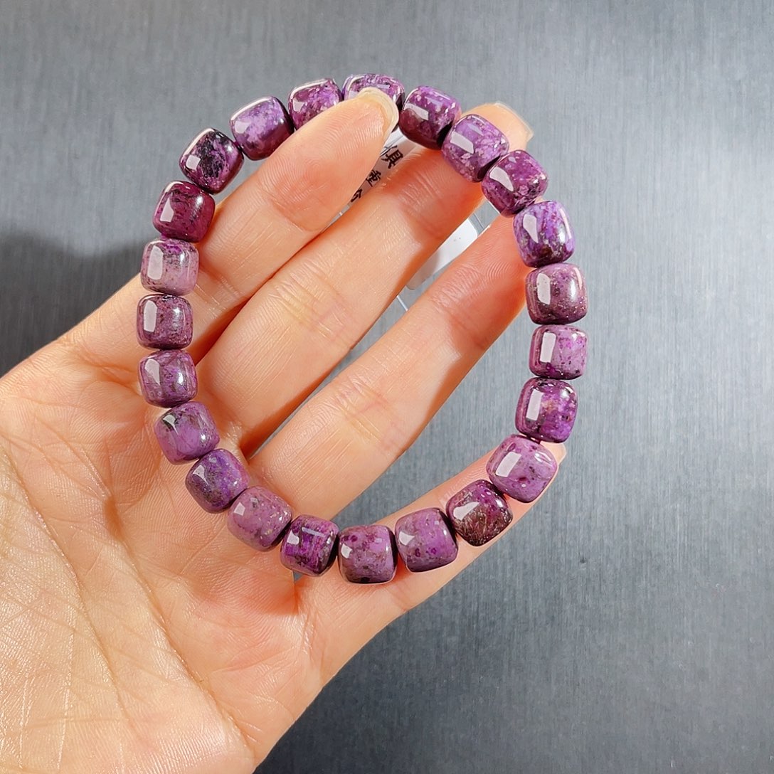 苏纪石（舒俱来）南非老矿料舒俱来手串未镶嵌