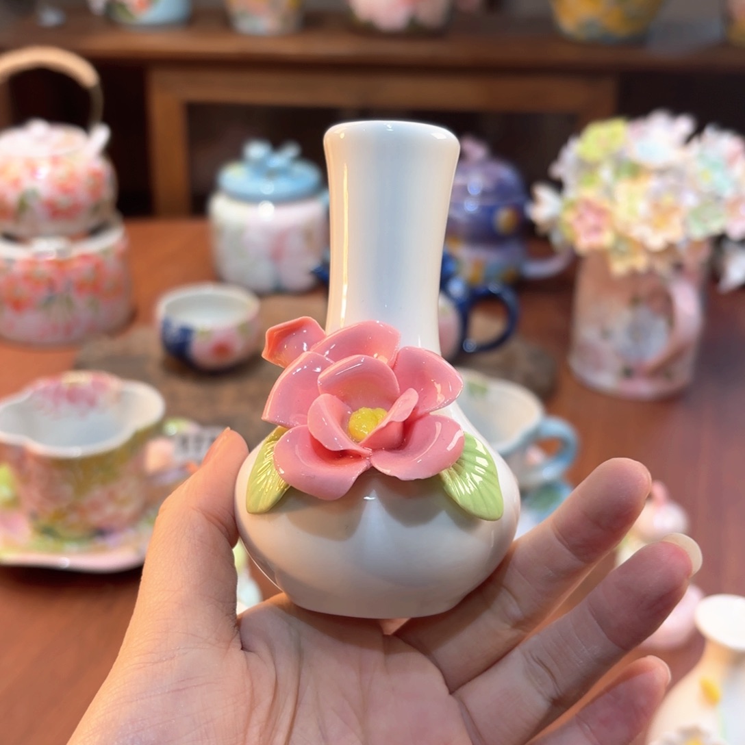景德镇手绘高温釉下彩陶瓷茶具