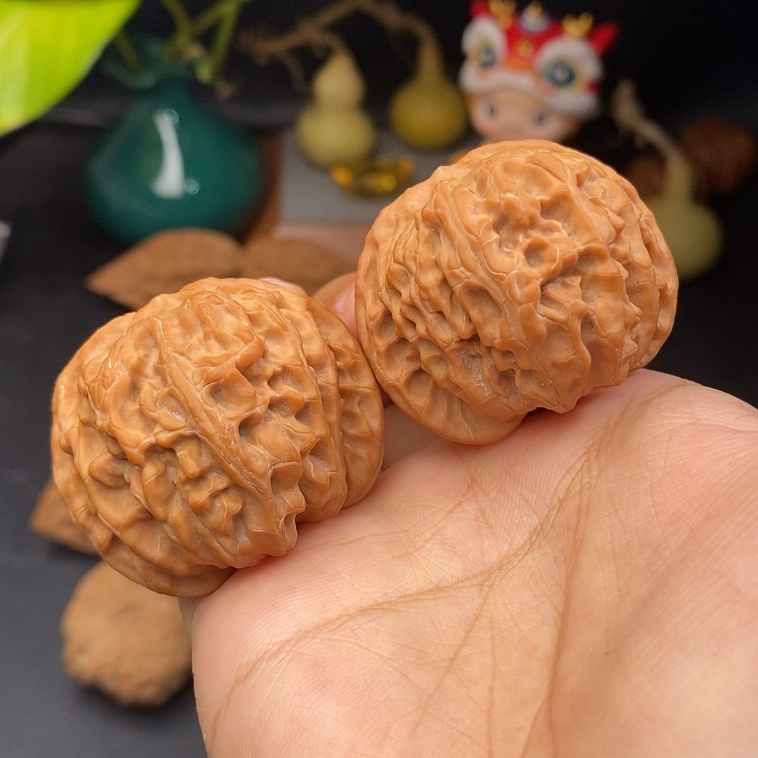 把件文玩核桃苹果全品41.5