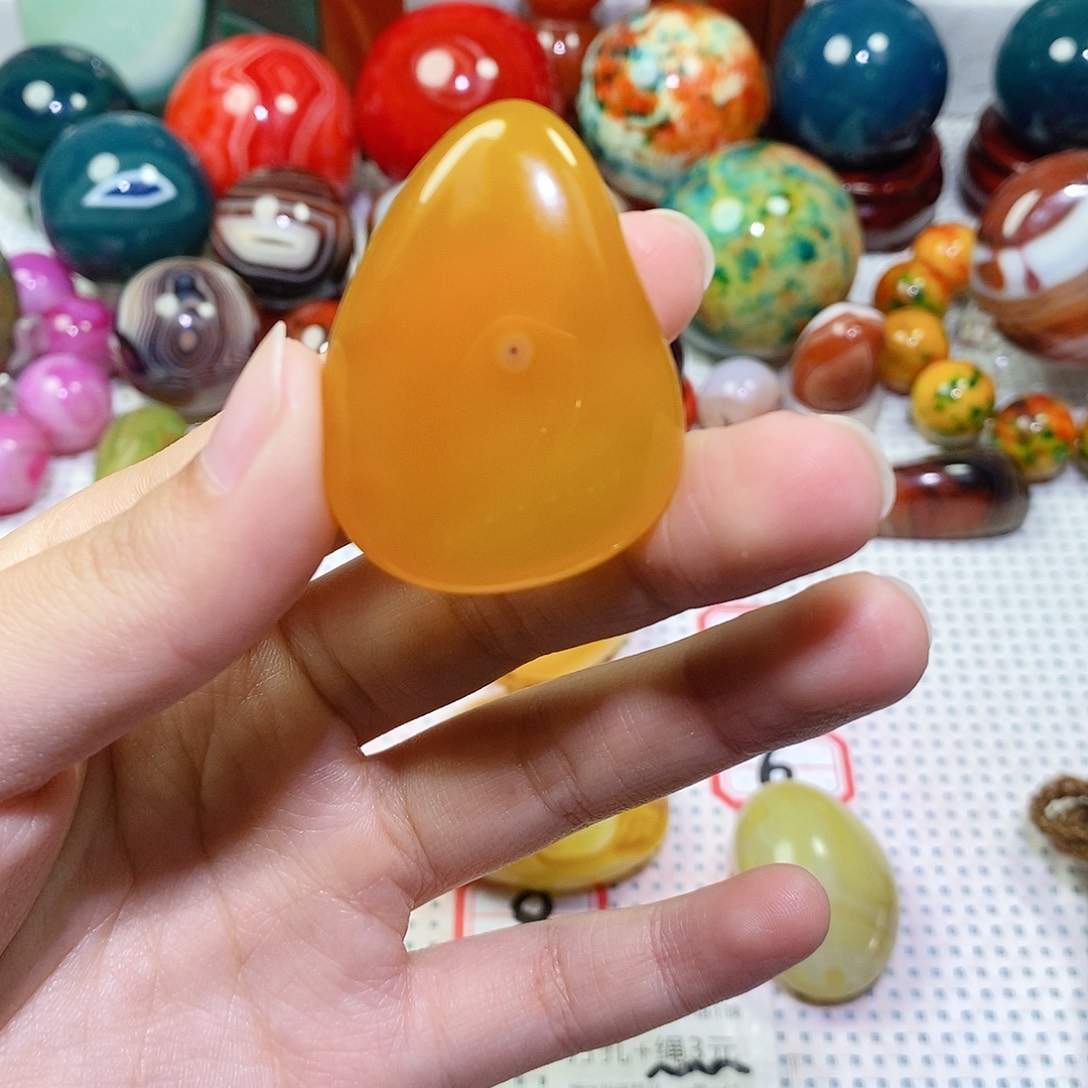 砚***影玛瑙/玉髓未镶嵌珠宝奇石
