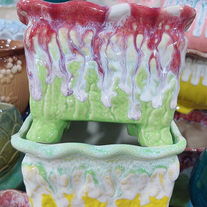 多肉陶瓷花盆满10元包邮