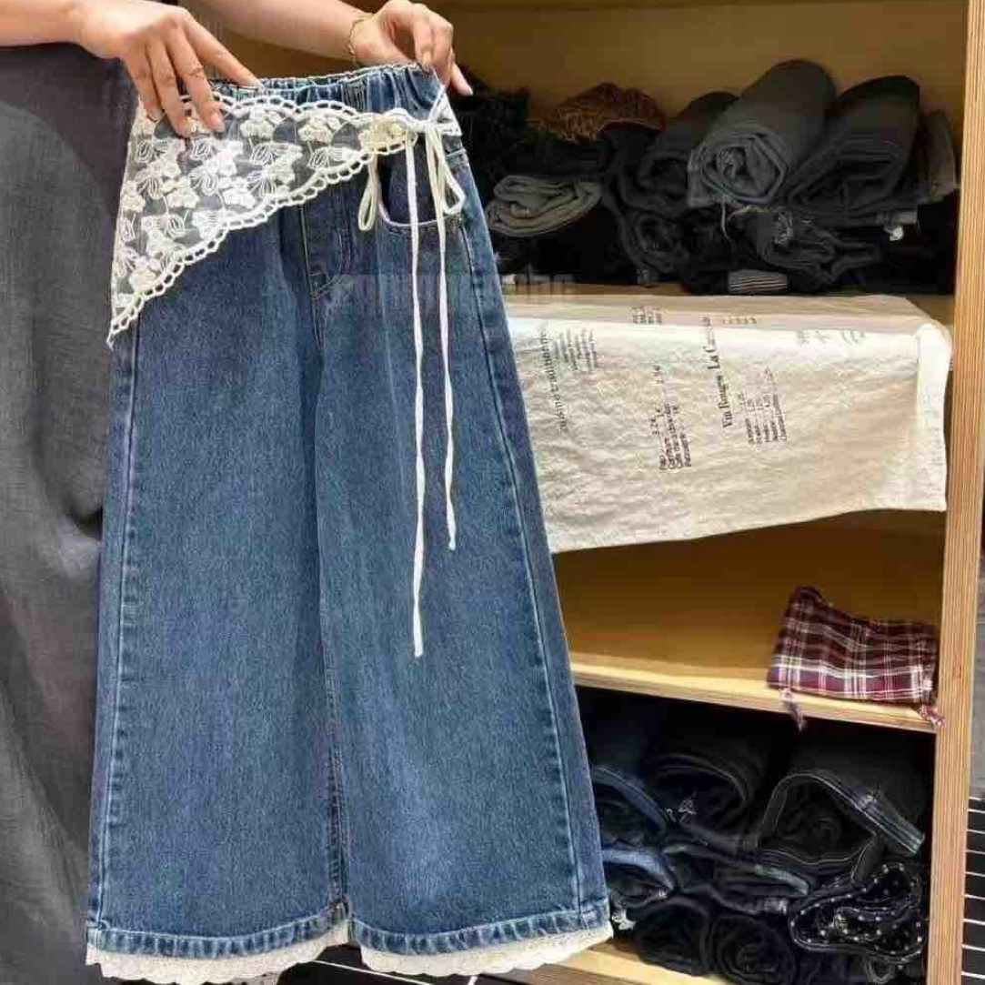 长裤拉链女秋季2025中腰B类牛仔裤秋季