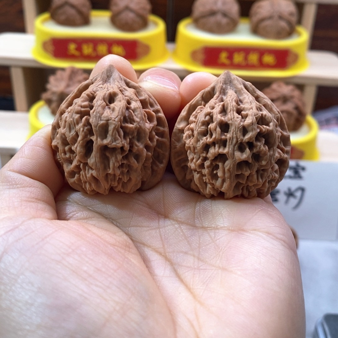 一***忘文玩核桃吊坠37全品太行龙纹