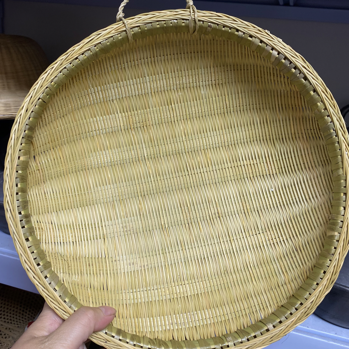 新款全包边编织圆筲萁