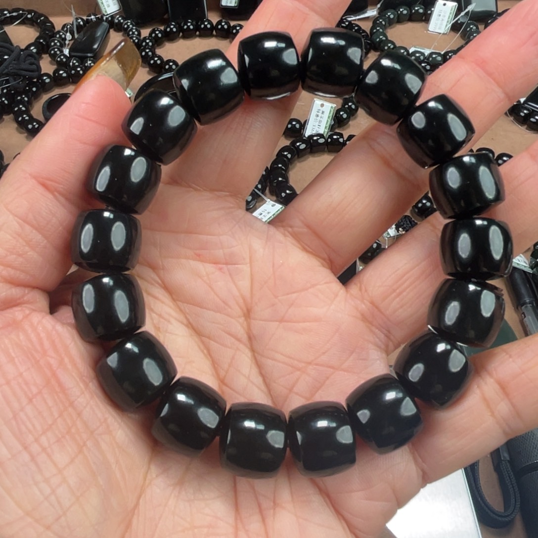 和田玉未镶嵌手串13