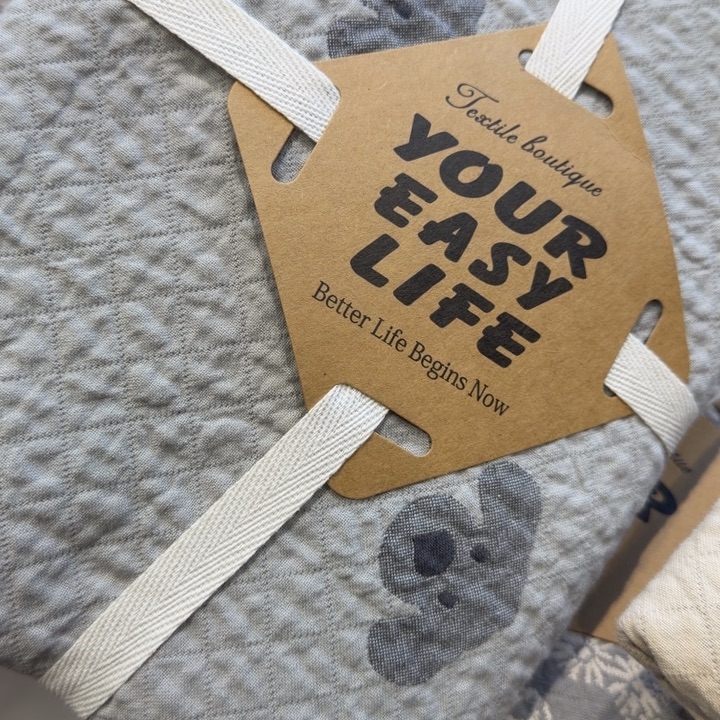 徐***静儿童蓝色小狗枕皮一对