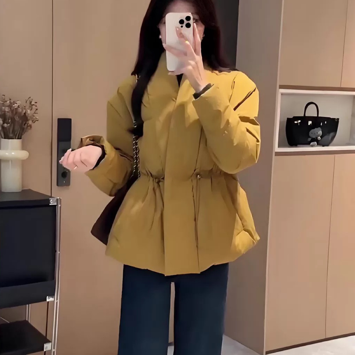 6833可收腰加厚女神必备外套