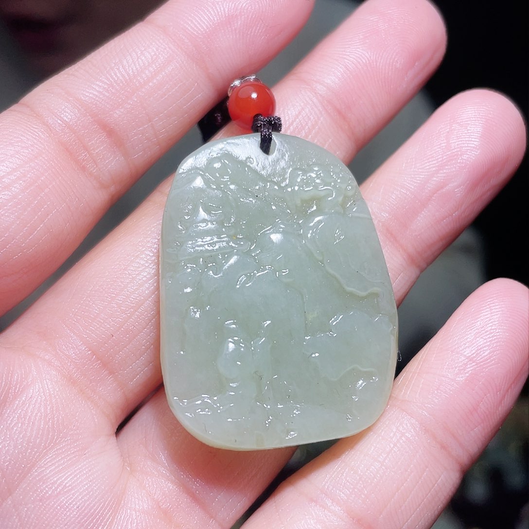 和田玉颈饰未镶嵌