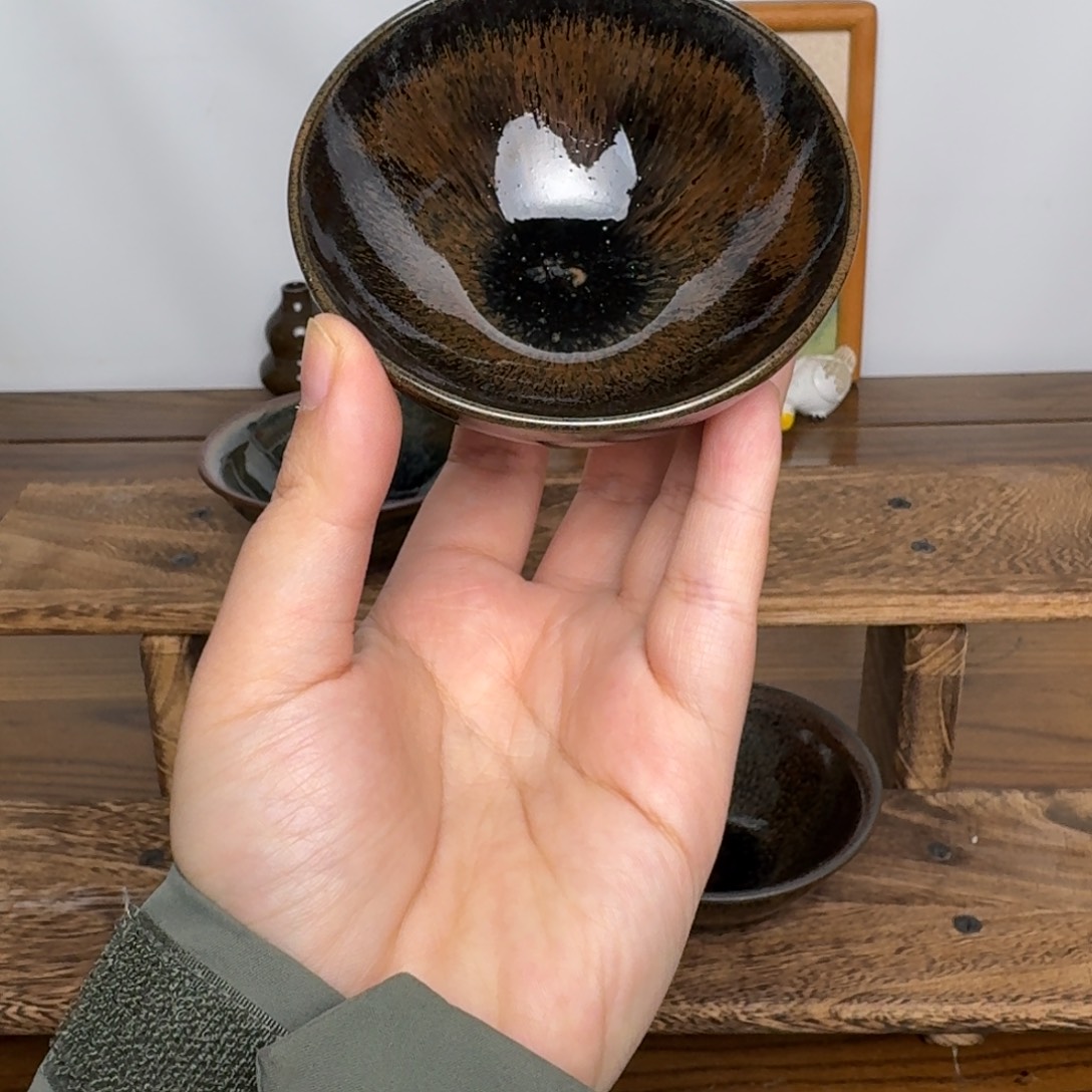 茶盏乌泥窑建盏柴烧