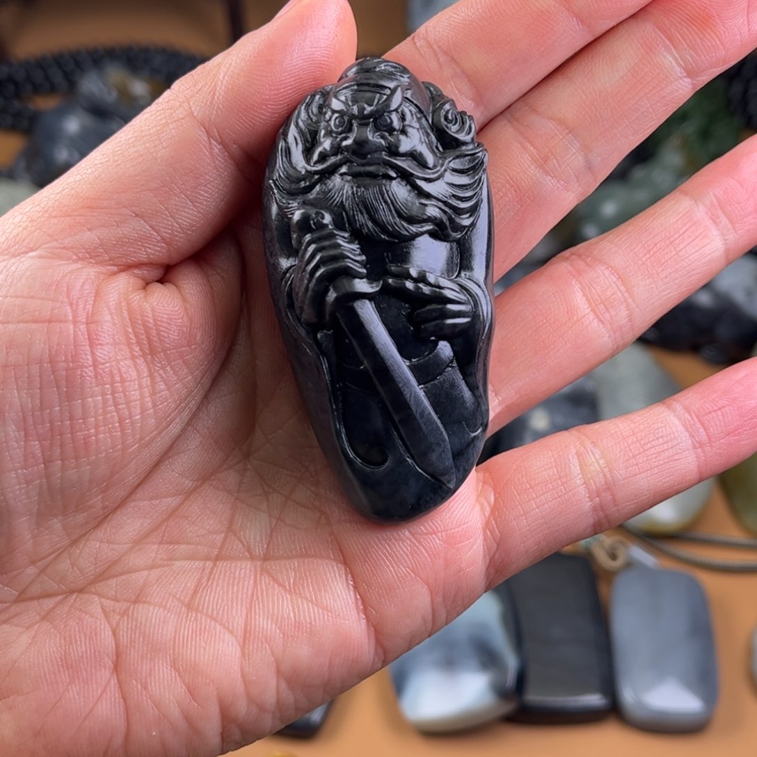 和田玉颈饰未镶嵌好****8